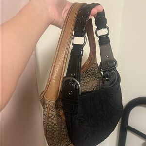 Coach Black and Brown Women's Bag vintage bundle